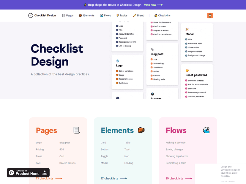 Checklist Design